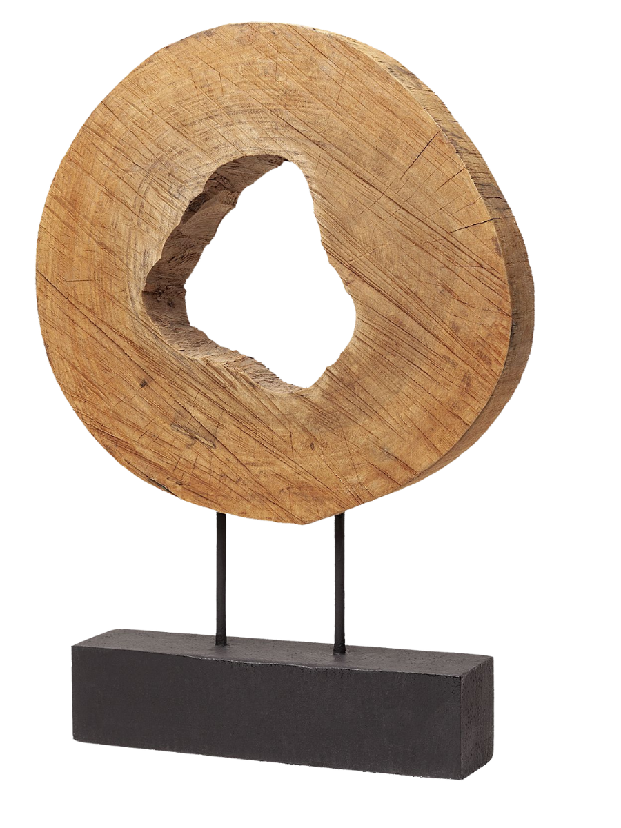Ironwood  Natural Wooden Circular Object Small