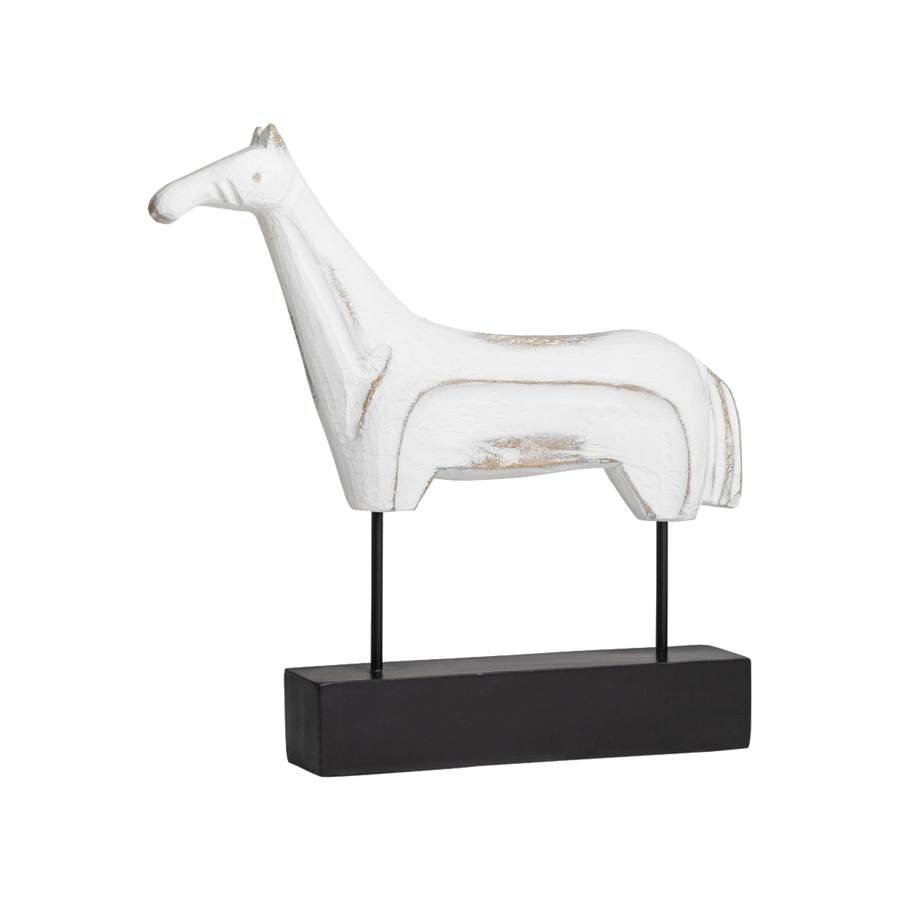 Horse decor sculpture