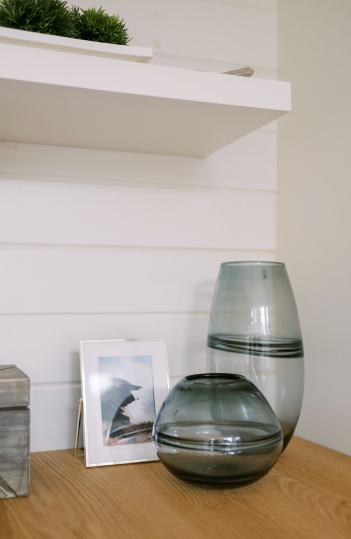 Smoked glass vase (Small)
